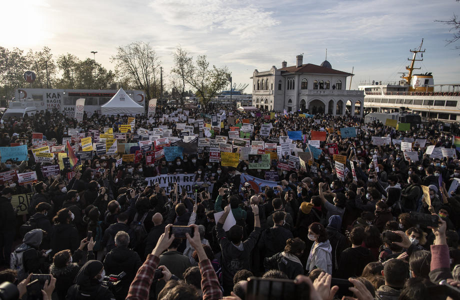 Protest zbog rektora kojeg je postavio Erdogan